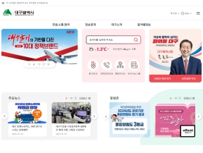 대구광역시청 대표홈페이지					 					 인증 화면